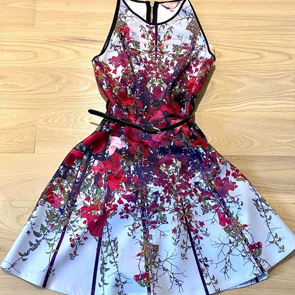 Ted Baker Dresses & Skirts - Ted Baker Floral Skater Dress w Belt